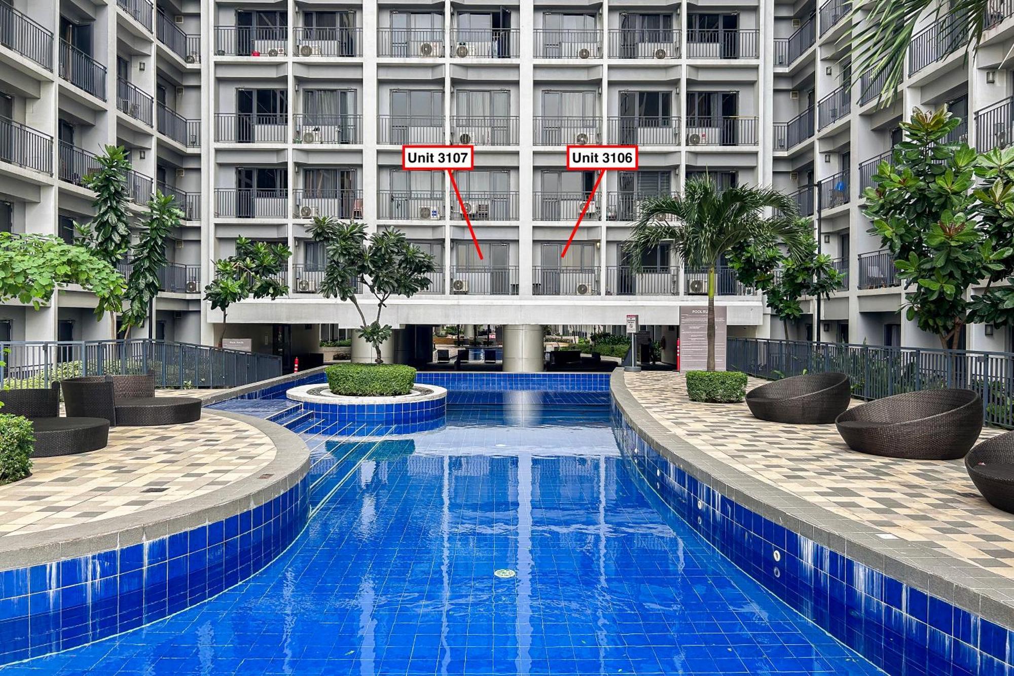 2 Side-By-Side P00L Front Condos, 6 Beds, 2 Cr, 2 Kitchen For 10 Guests At Moa Manila Exterior photo